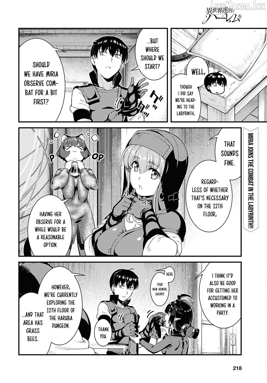 A Harem in the Fantasy World Dungeon, Chapter 111 image 03